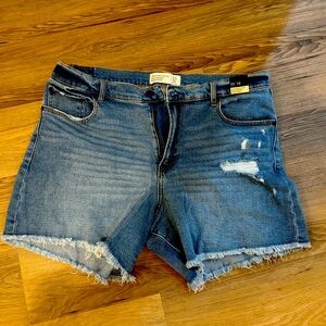 Abercrombie & Fitch Blue Denim Shorts